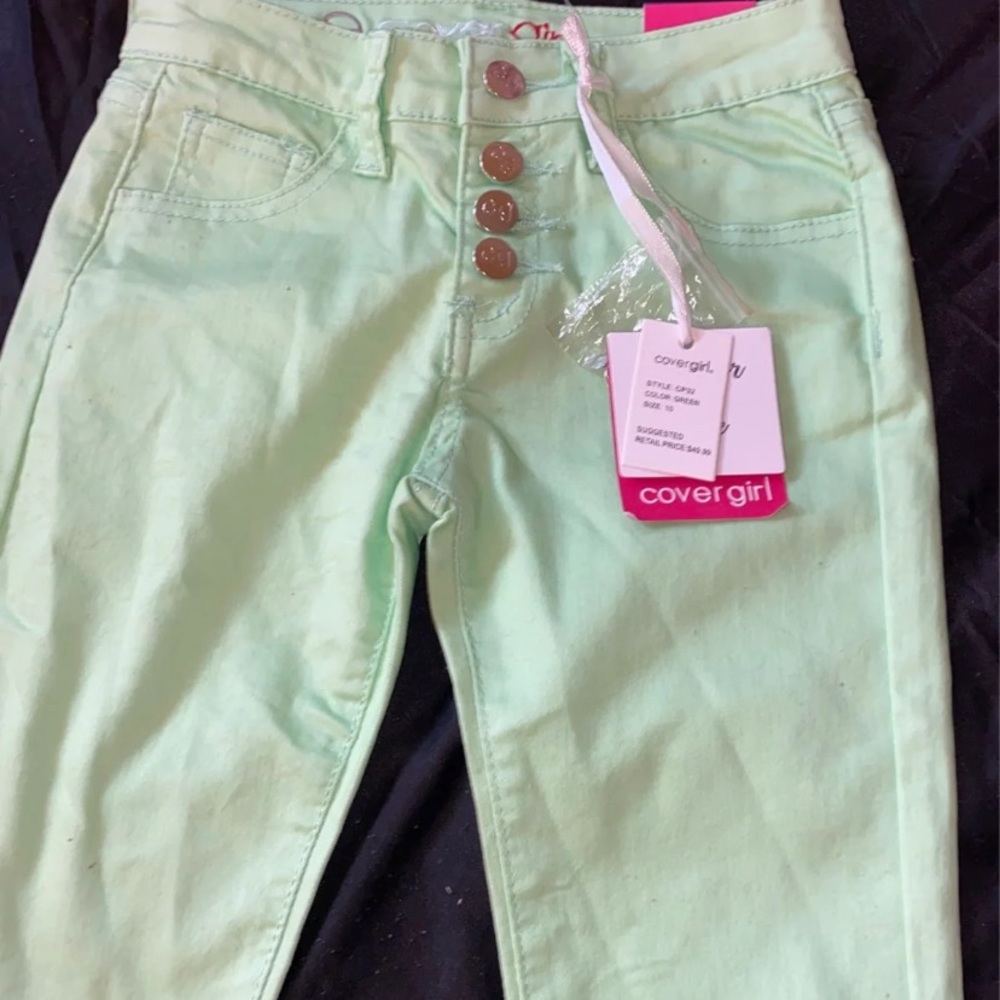 Covergirl lime green pants